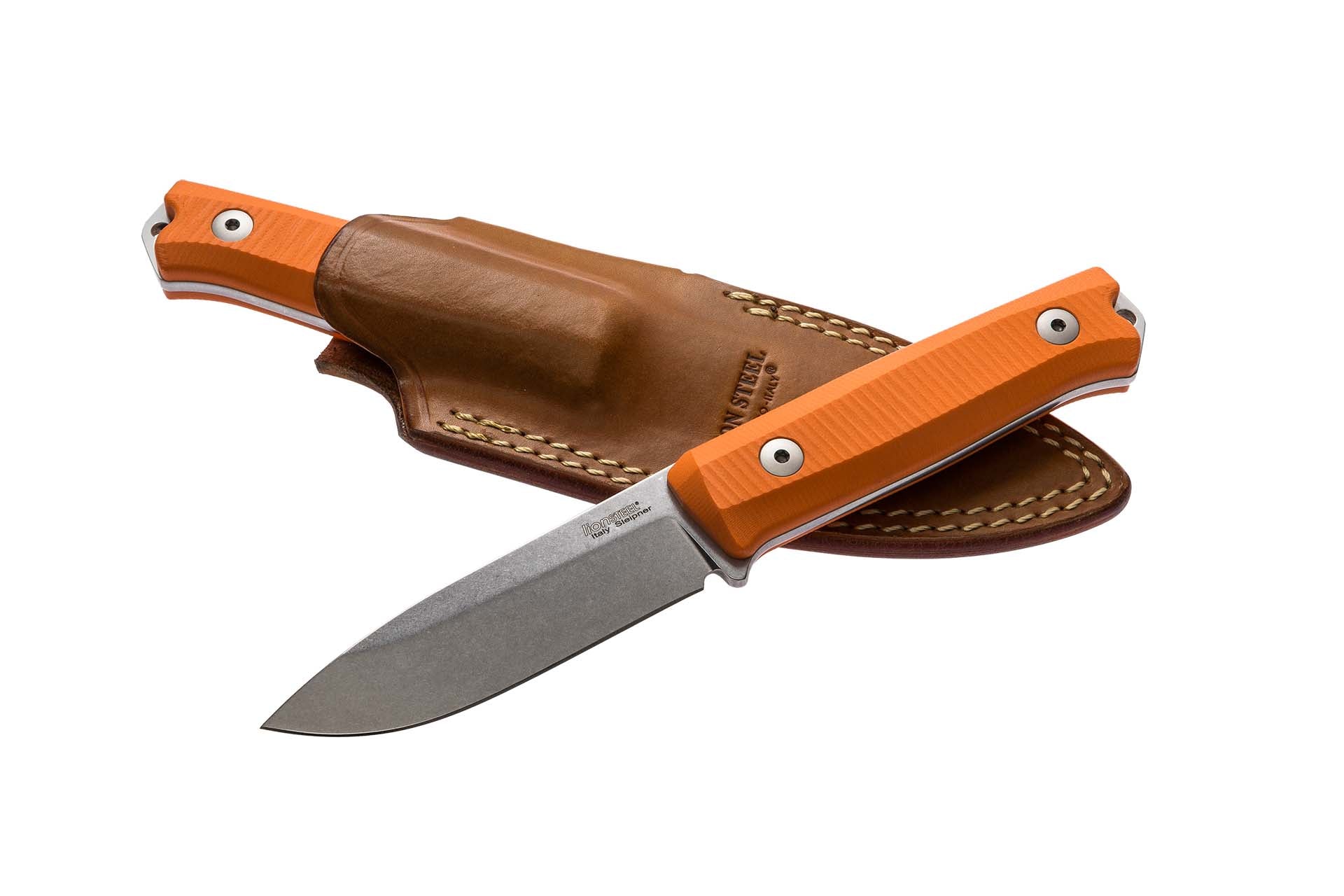 B40 GOR Bushcraft Knife orange G10