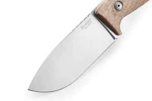 M3 CVN- Hunting fix knife with NIOLOX blade Natural Canvas handle, cordura sheath