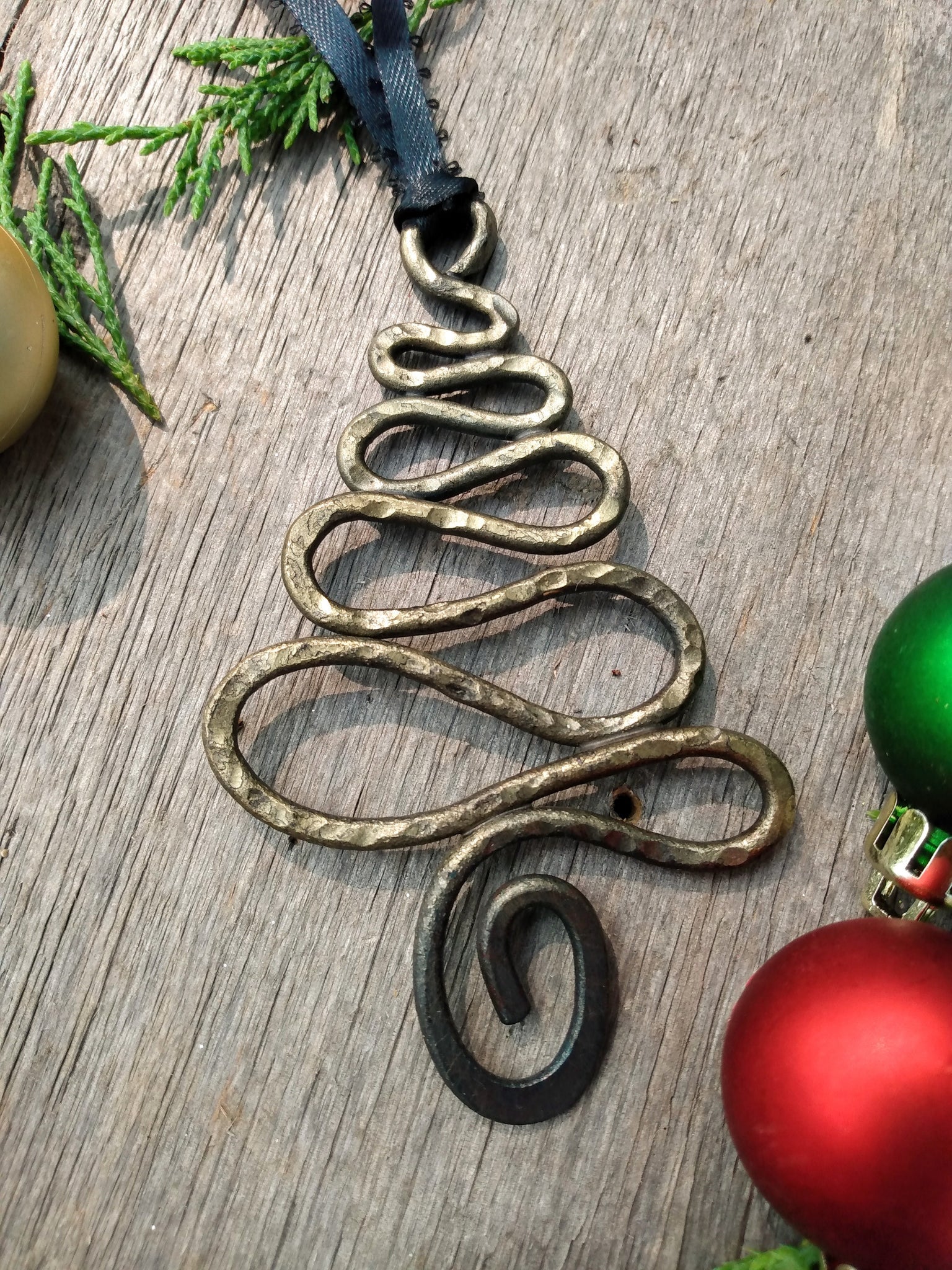 Forged Christmas Tree Decoration