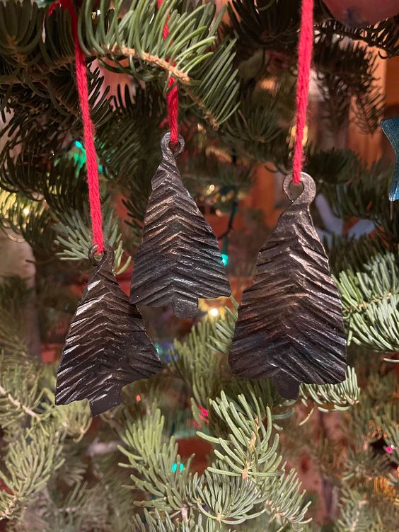 Forged Christmas Tree Decoration